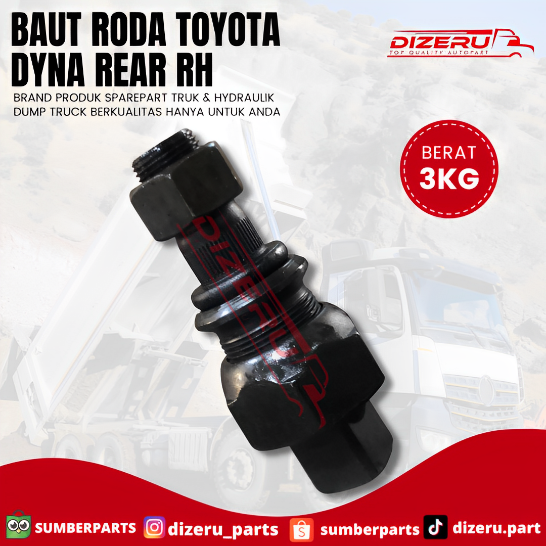 Baut Roda Toyota Dyna Rear RH